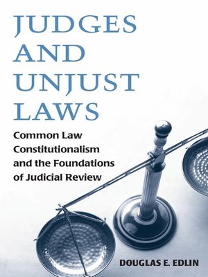 cover image of Judges and Unjust Laws